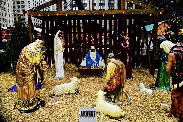 Nativity Scene Christkindlmarket - Chicago IL