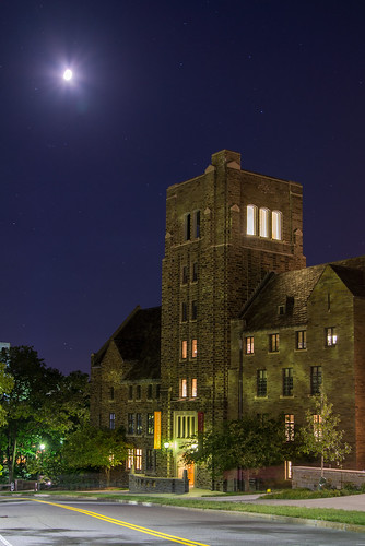 Cornell Law School at Night