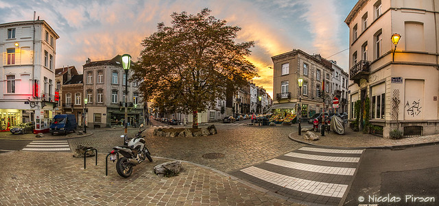 Ixelles, place Henri Conscience
