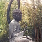 Japanese Tea Garden: 青銅の仏像