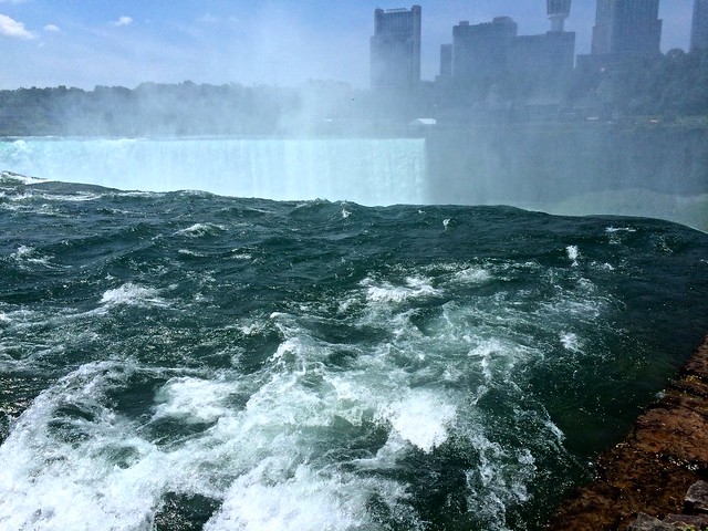 At the Top of the American Falls, Niagra Falls, New York, July 2015