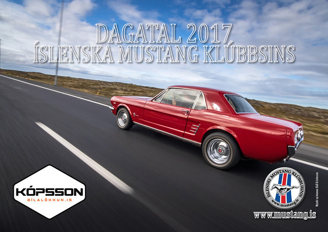 The 2017 Mustang club calendar