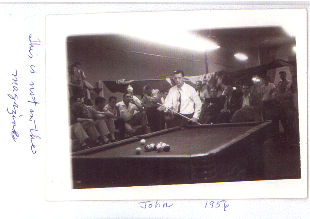 Jon Rags John1956 | Looks like he's playing one-pocket. John