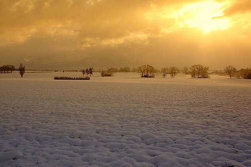 switzerland sunrise snow