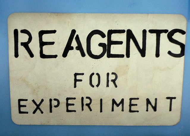 Reagents For Experiment | On the side of the tub in the next… | Flickr