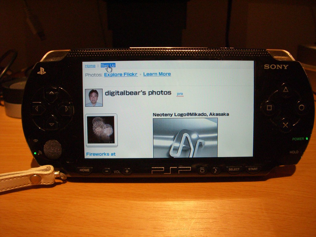 Subjetivo escocés Duplicar PSP ver. 2.0 + NetFront Browser | Accessible to Internet via… | Flickr