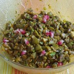Oliven-Zwiebel-Salat