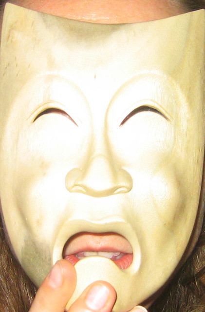 Bamboo Sad Mask