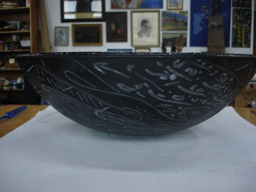 Washing basin engraving on Glass 2008 studio (3)