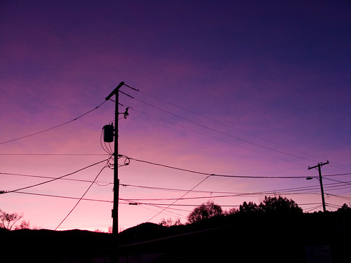 arizona sunrise telephone az pole wires prescott picoftheday