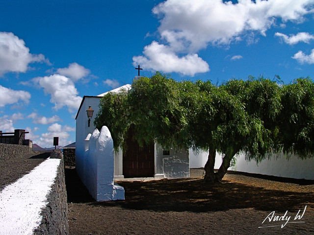 Ermita en La Geria - Lanzarote, Islas Canarias
