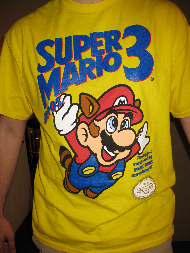 Super Mario Bros. 3 T-shirt | Bought it from 'Hot Topic' sto… | Flickr