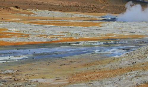 Mudpools and fumaroles, Hverir | by janetharris1