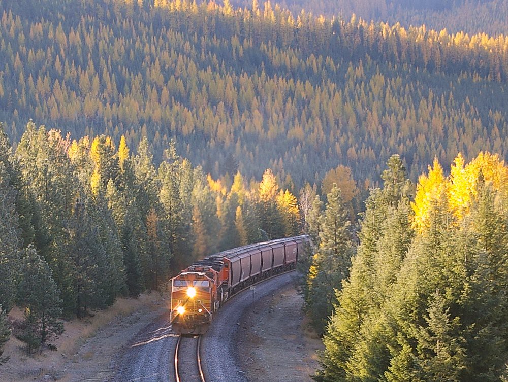 Another Empty Grain Shuttle | seems 50% of trains on the BNS… | Flickr