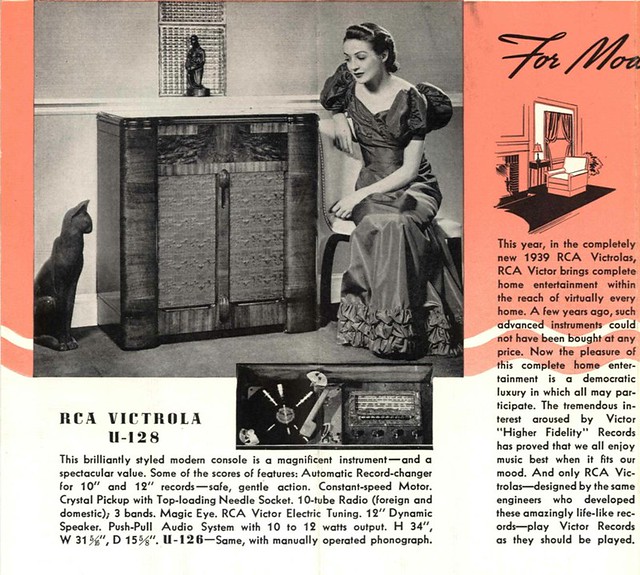 RCA Victrolas, Panel 4L - 1939