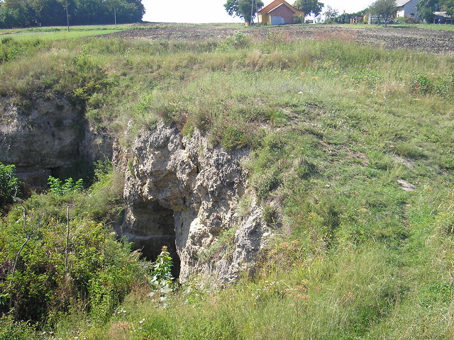 gypsum karst in Skorocice nature reserve