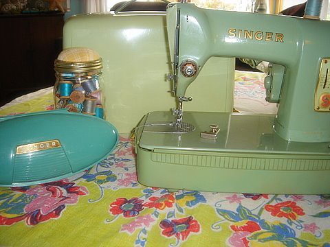 vintage singer, corner, sewing | by juliebrownzinchuk