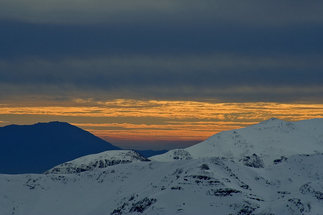 El Colorado sunset, Chile