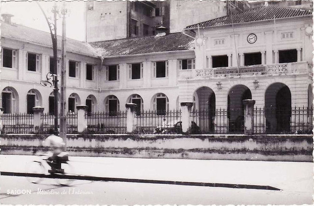 Saigon - Ministère de l'Intérieur - trụ sở Bộ Nội vụ thời Quốc trưởng Bảo Đại