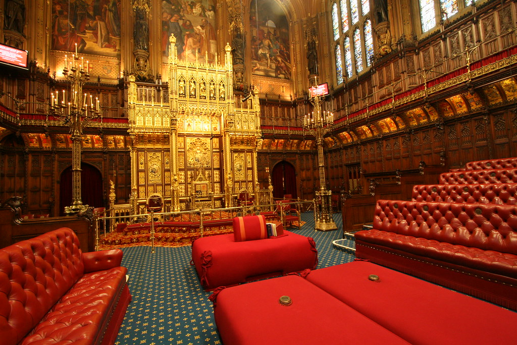 House of Lords Chamber The Lords acts as a revising chambe… Flickr