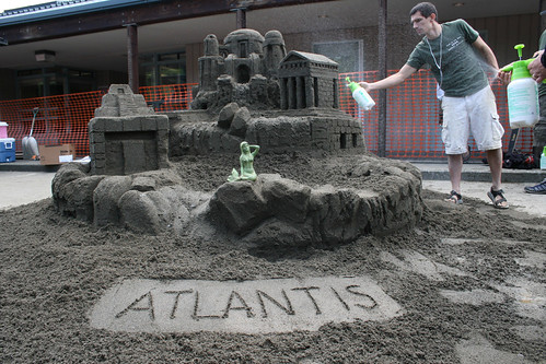 Lost City of Atlantis Sand Sculpture | A member of the Dawso… | Flickr