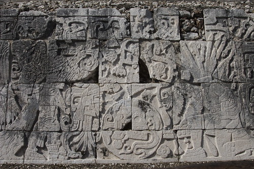 Maya Carvings on the Ball Game