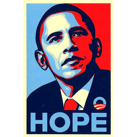 Obama Hope Sticker