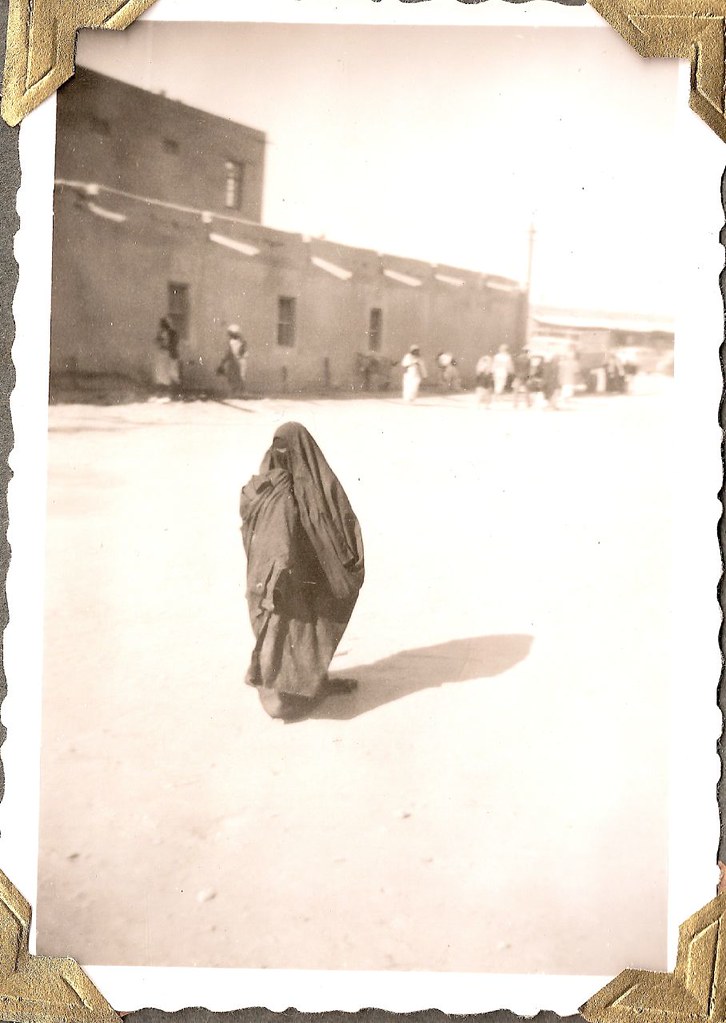 Kuwaitis Woman in Kuwait City; about 1950.