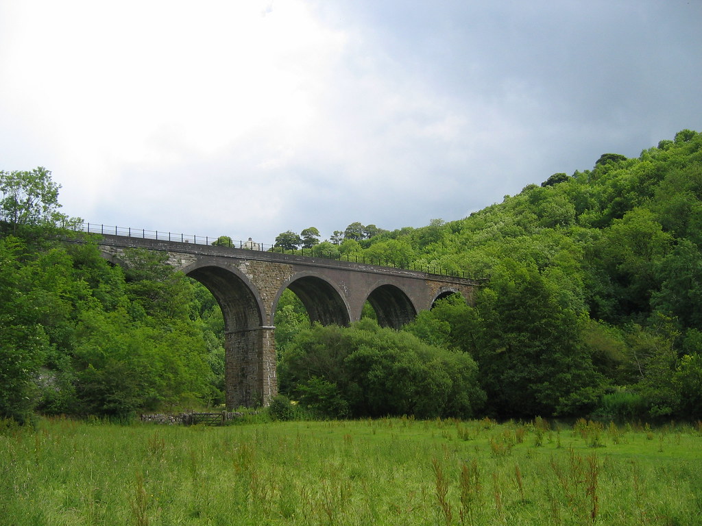 The Monsal Viaduct at Monsal Head, Derbyshire