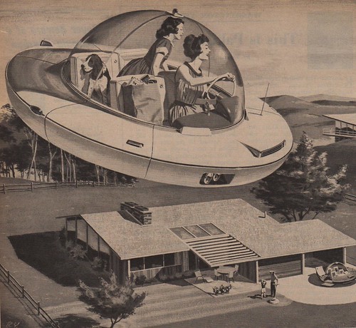 vintage ads advertising electricity thefuture 1959 hovercars
