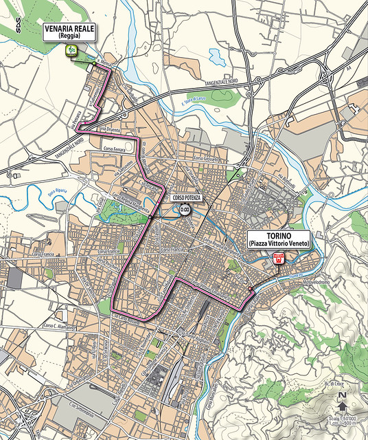 Giro d'Italia: mappa prima tappa