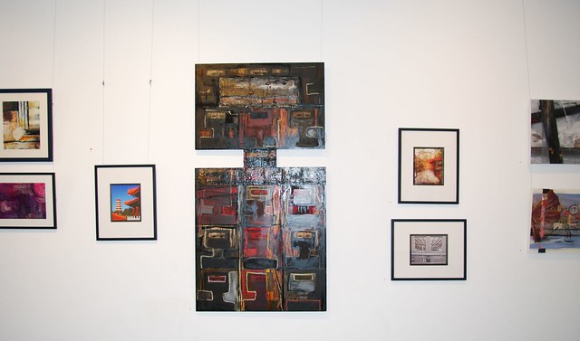 My work (and that of Pauline Denney and others) at Project Contemporary Artspace (Wollongong) 2008 Last Member's Show