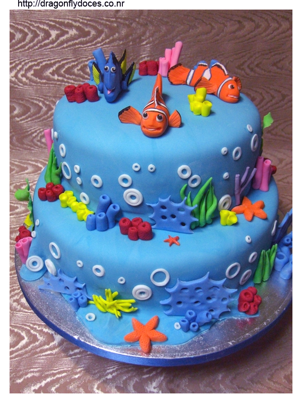Finding Nemo Cake | A commissioned cake based on Pixar's Fin… | Flickr