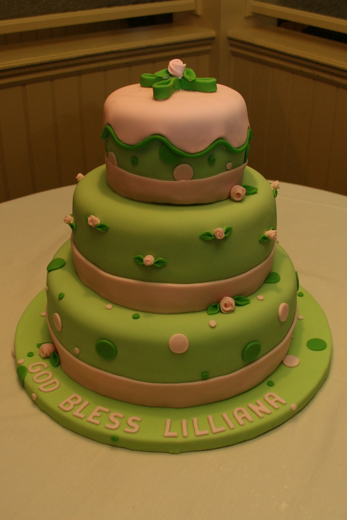 Lillianna's Christening Cake