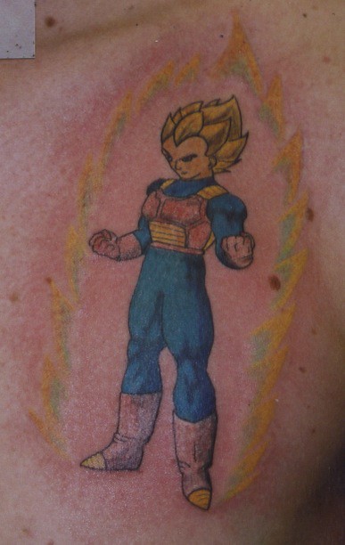 Tattoo tagged with: healed, dragon ball z, dragon ball characters, comic,  cartoon character, danegrannon, anime, fictional character, son goku, big,  tv series, cartoon, facebook, forearm, twitter, other | inked-app.com