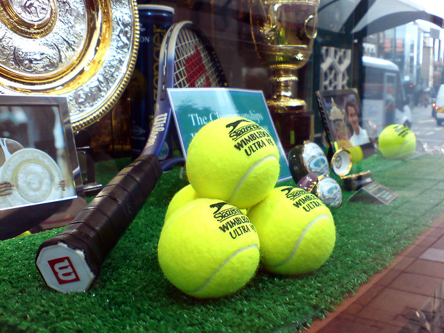 Wimbledon 2008 grand slam shop window display competition