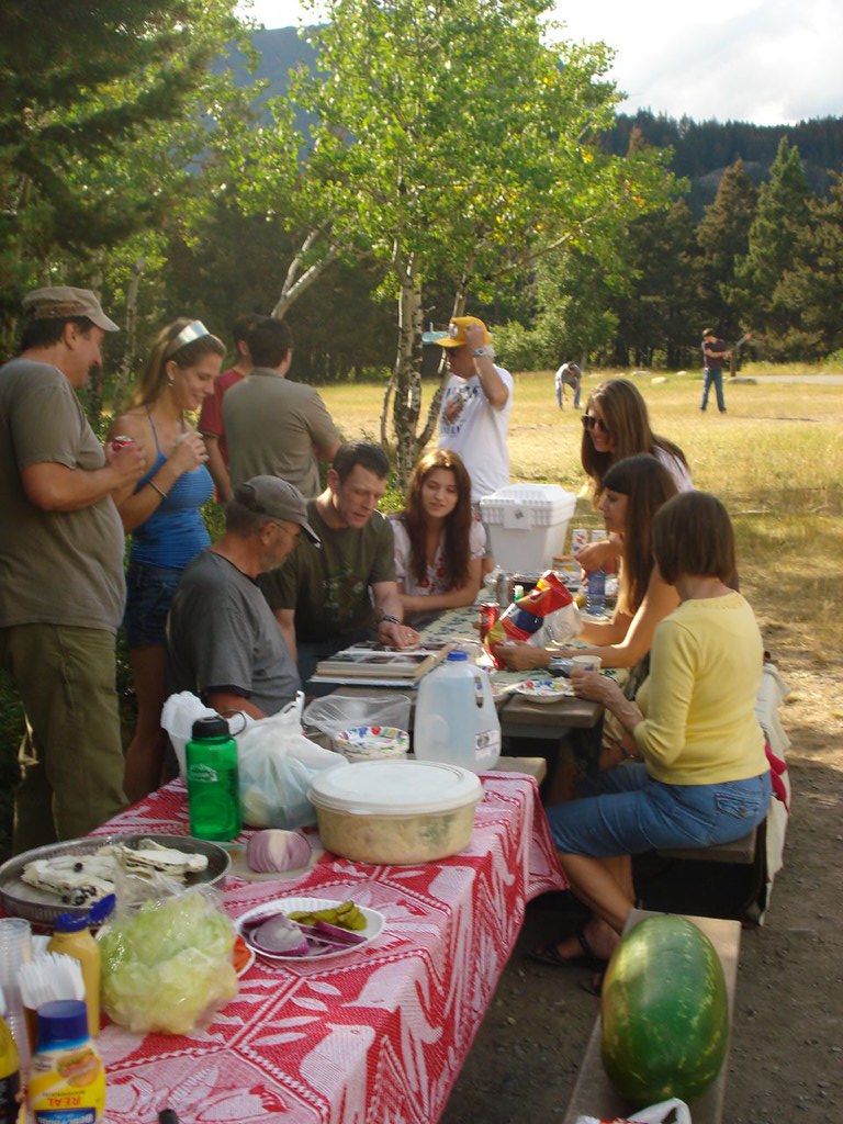 travel and family picnic