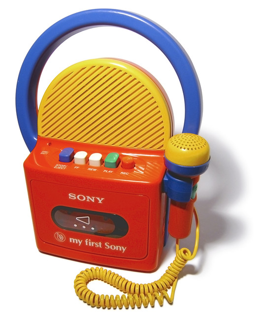My First Sony cassette recorder, 1991