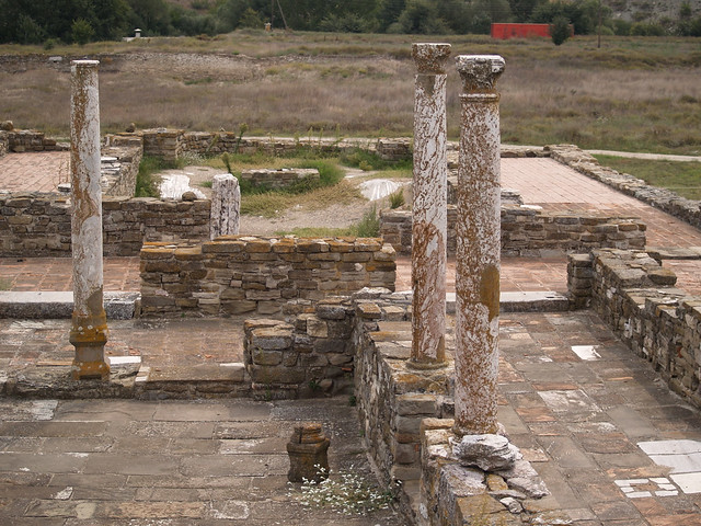Roman city ruins Stobi Macedonia