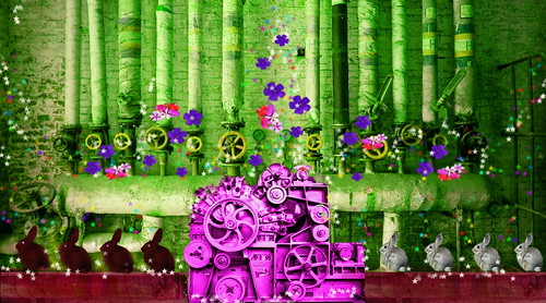 Chocolate Bunny Factory by Islandguy