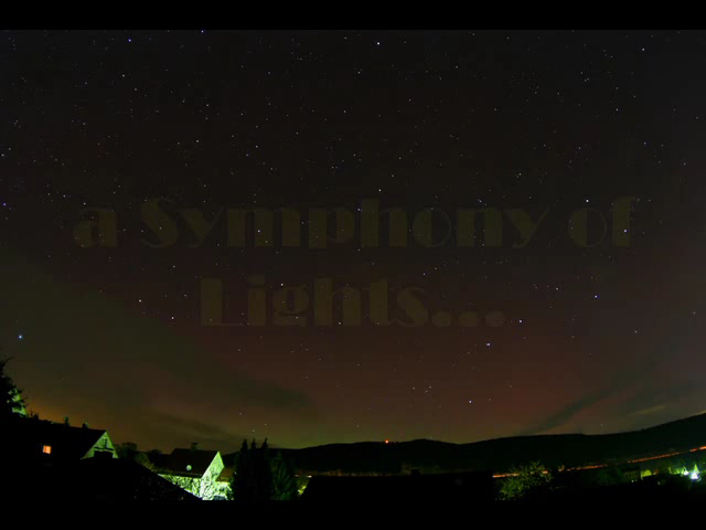 a Symphony of lights - Aurora Borealis - Polarlichter - time lapse