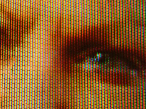 Television Face Close-up