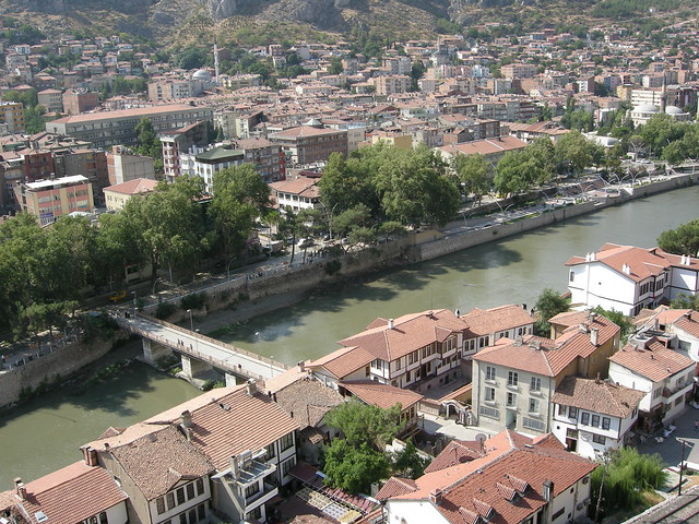 AMASYA - View from the Pontic Kings Tombs