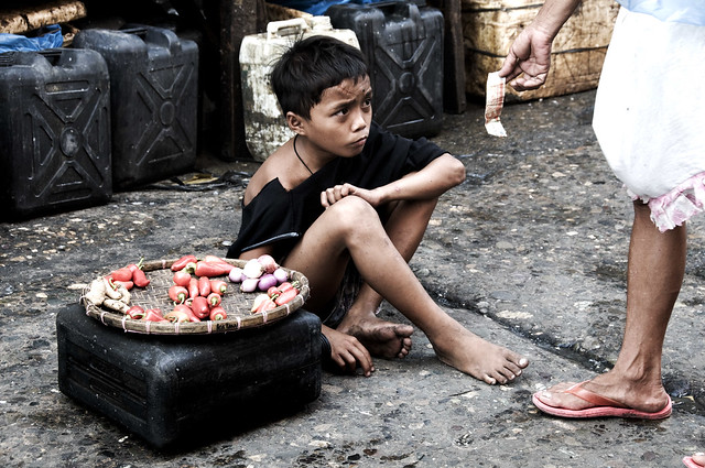 Cebu Carbon Market - A very unhappy boy