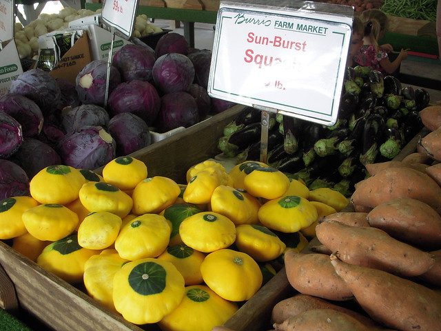 Vegetables at Burris Farm Market