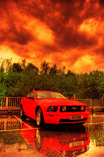 Ford Mustang-Ready to Burn by Irishphotographer