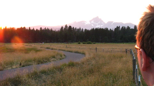 sunset mountain bikepath meadow threefingeredjack blackbutte