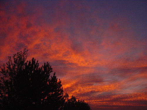 10/27/2008 Backyard Sunset by andrewfickert, 