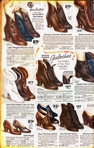 Galoshes Montgomery Ward 1936-37 | Fall and Winter ...