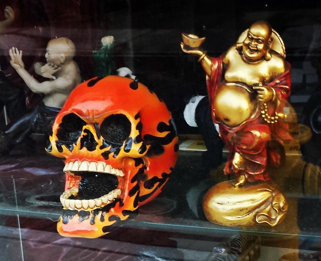 Skull and Buddha